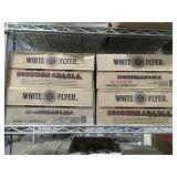 4 boxes of white flyer, biodegradable clay