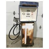 Vintage gas pumpRolling cart, not included