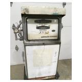 Vintage Wayne 420 gas pumpWheel cart not