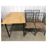 Table with four chairs