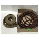 Air hose and tow strap