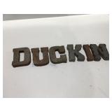 Metal 5" letters