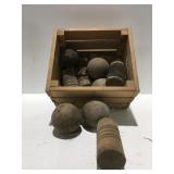 Vintage croquet items