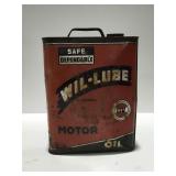 Wil- Lube Motor oil, 2 gallon cans no shipping