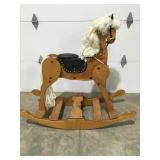 Large Wood rocking horse