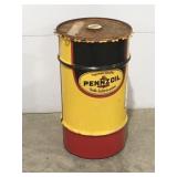 Pennzoil 16 gallon can with lid
