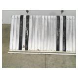 63 inch aluminum awning with mounting bracket