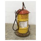 Shell gas station gear oil barrel & dispenser no