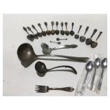 Vintage flatware & serving items
