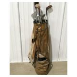 Vintage golf clubs