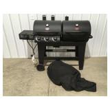 Char-Griller smoker and grill with cover