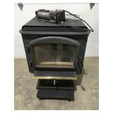 Napoleon woodstove new brick and liner with cart