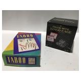 Deluxe metal bingo cage and taboo game