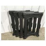 4 plastic sawhorses