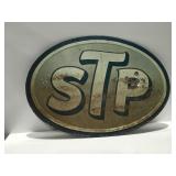 STP Metal sign rough condition
