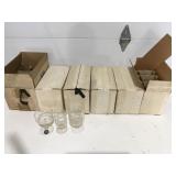 Gateway stemware 18 total 6 of each size