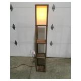 Floor lamp with shelves 62 1/2" Not very sturdy