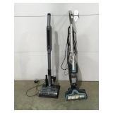 Shark battery operated vacuum, Bissell cross wave