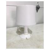 Plastic lamp 11 inches tall
