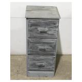 Small painted three drawer cabinet cabinets
