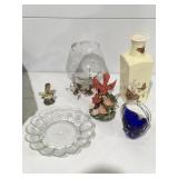 Glass, decor items