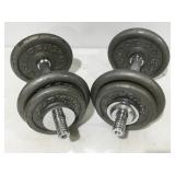 Golds gym dumbbells