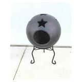 Small outdoor fire pit 26 inches tall 16 inches