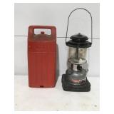Coleman gas lantern & case