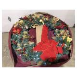Christmas wreath with bag 40 inches