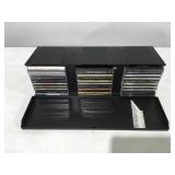 CDs in a case