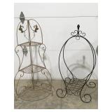 Two plant stands