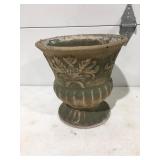 Stoneware/concrete flower pot