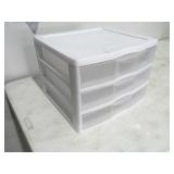 Plastic storage bin