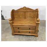 American signature 2 drawer bench