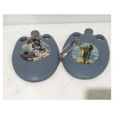 Native American, ceramic wall hanging
