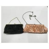 2 beaded purses, one walbaeg Hong Kong made