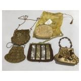 5 beaded purses