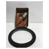 Work light and steering wheel cover
