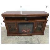 Entertainment center with fireplace 60"