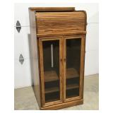 Stereo cabinet  Roll top 52 x 19 x 24" wide