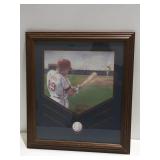 Framed baseball picture