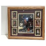 LeBron James cards framed