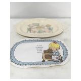 Precious moments, serving plate and placement