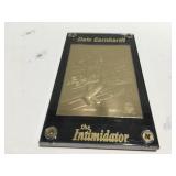 Dale  Earnhardt The intimidator gold color card