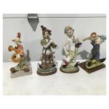 Clowns statues