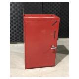 Metal cabinet with contents 18" x 11" x 29"
