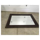 Large, heavy wall mirror 60" x 47"Small spot in