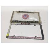 License plate holders