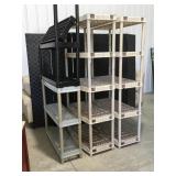 Plastic shelving