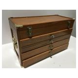 Wood toolbox